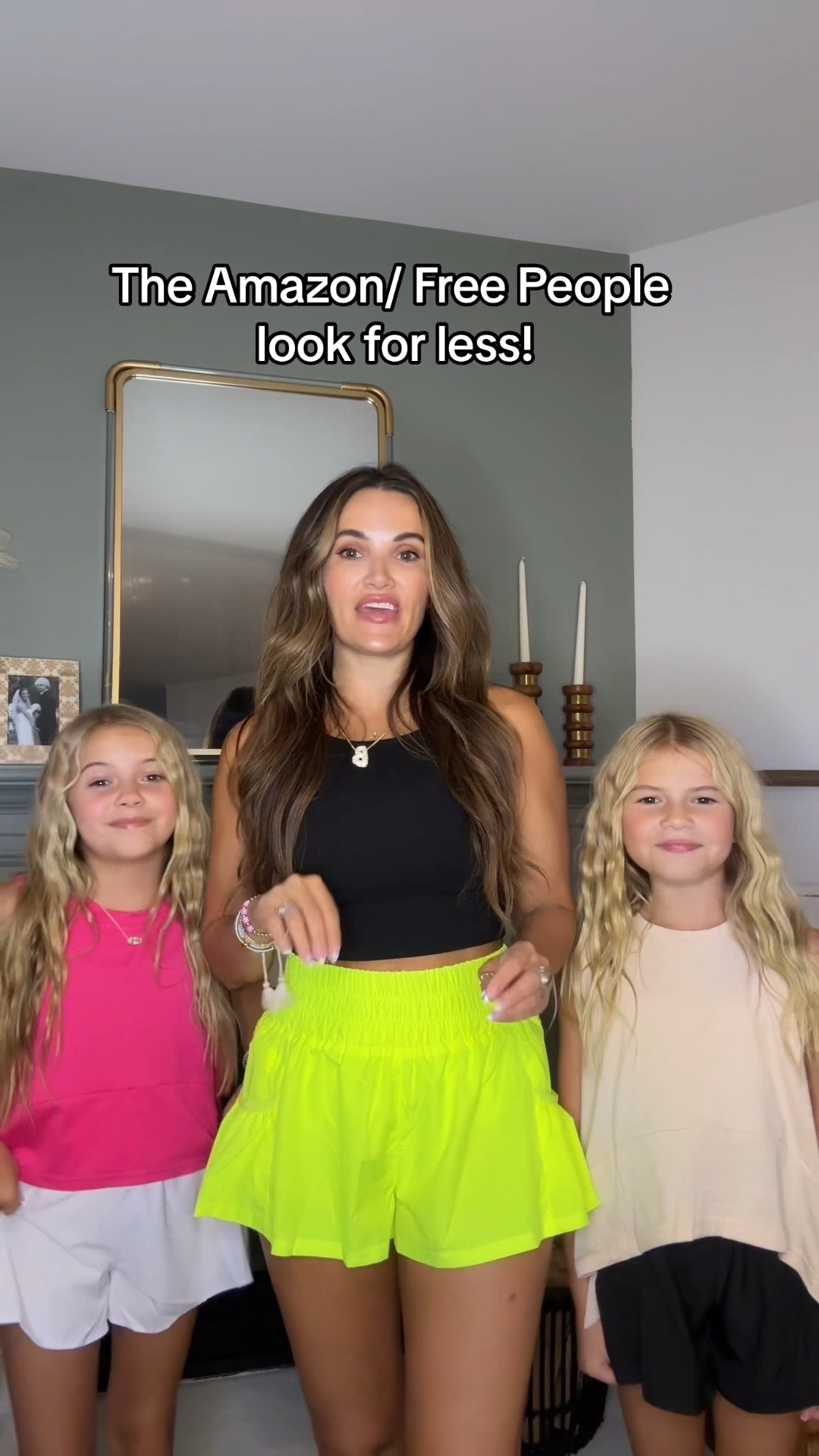 Amazon mom/ daughter Free People look for less! The girls are absolutely obsessed with these Amazon finds for summer! They are so cute and look just like my Free People shorts for half the cost! I was just scrolling Amazon and stumbled upon these styles and immediately grabbed them for my daughters! 

#LTKFamily #LTKKids #LTKActive