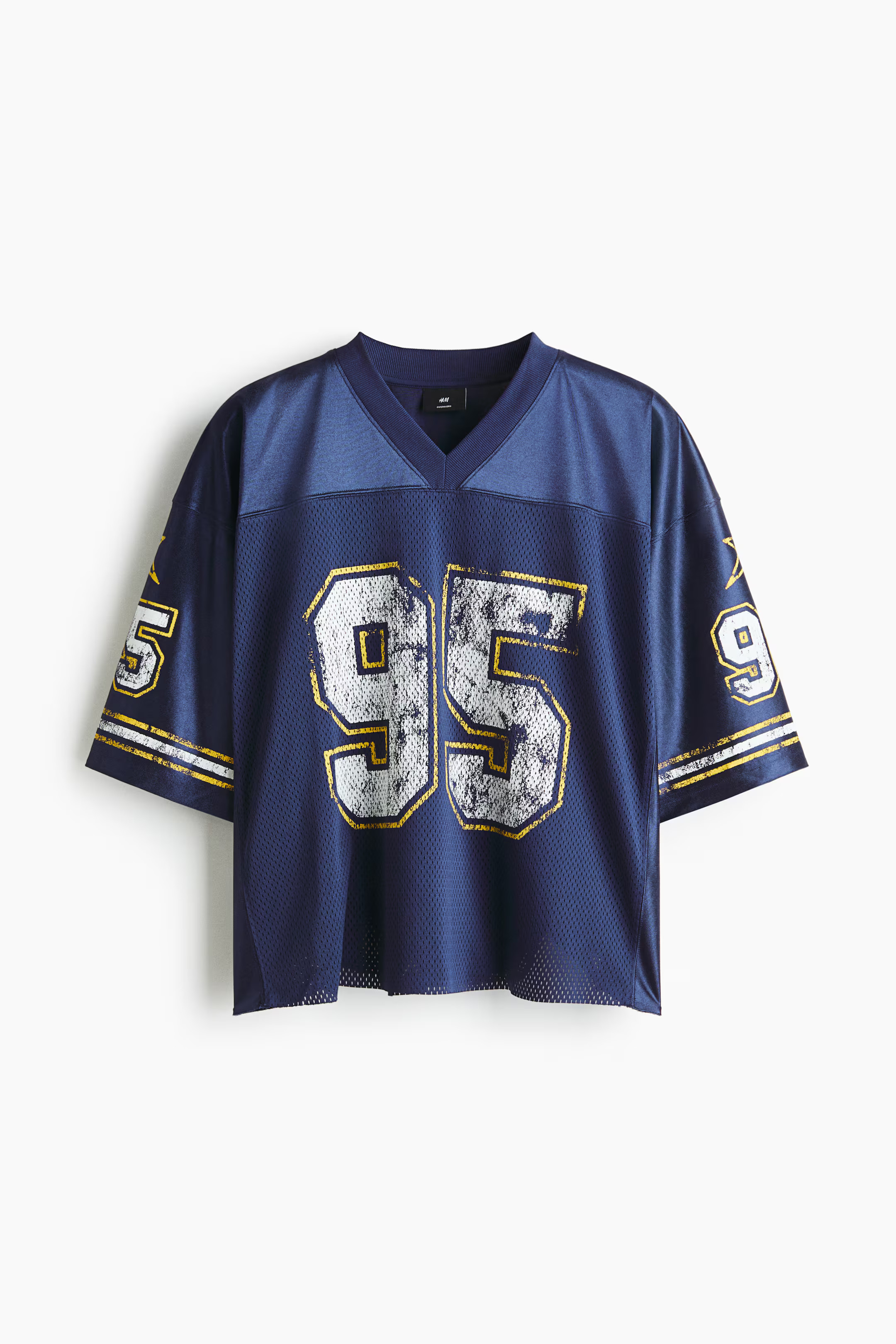 Oversized Printed Mesh T-Shirt | H&M (US + CA)