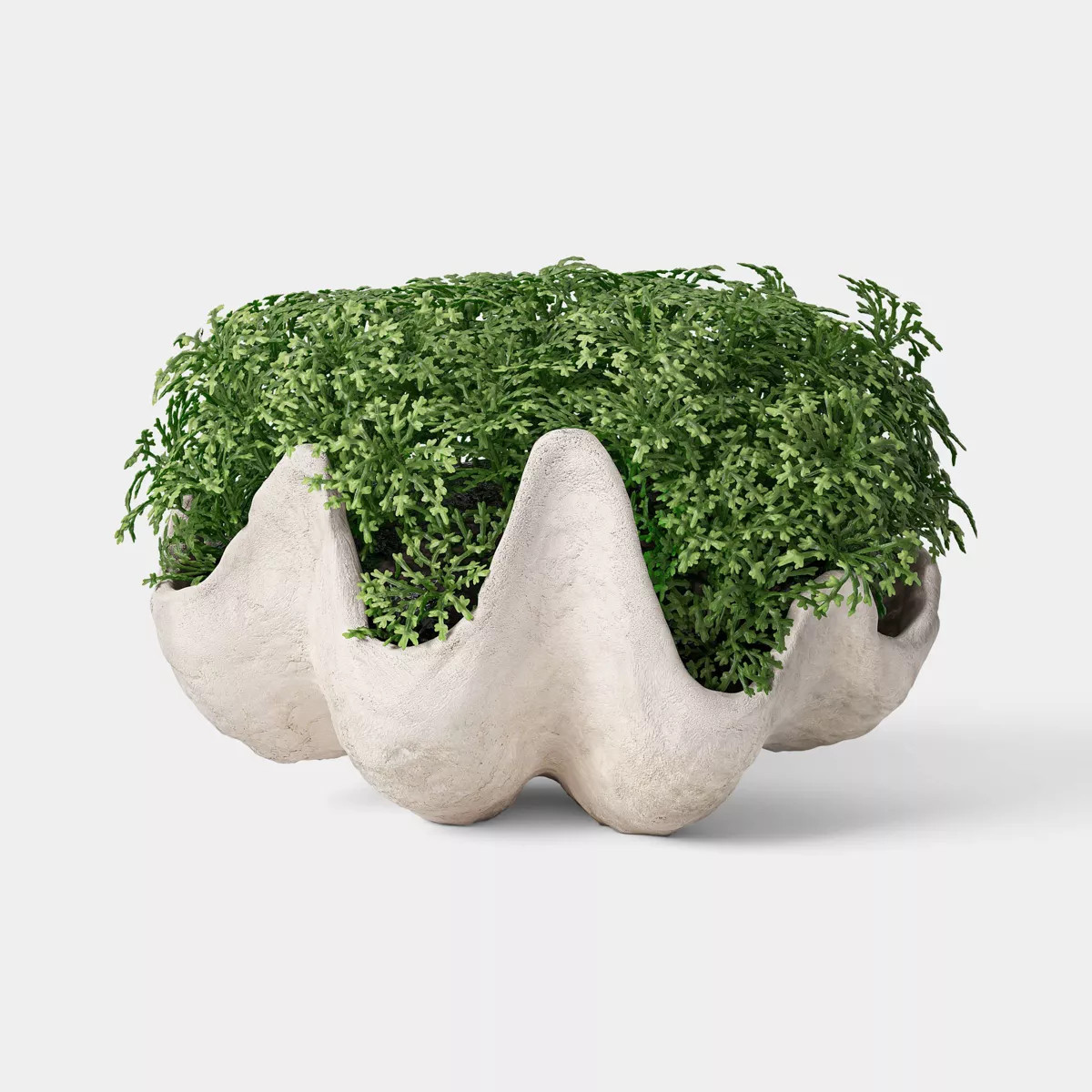 5" Shell Moss Bowl Outdoor Patio Tabletop Artificial Plant - Threshold™ designed with Studio Mc... | Target