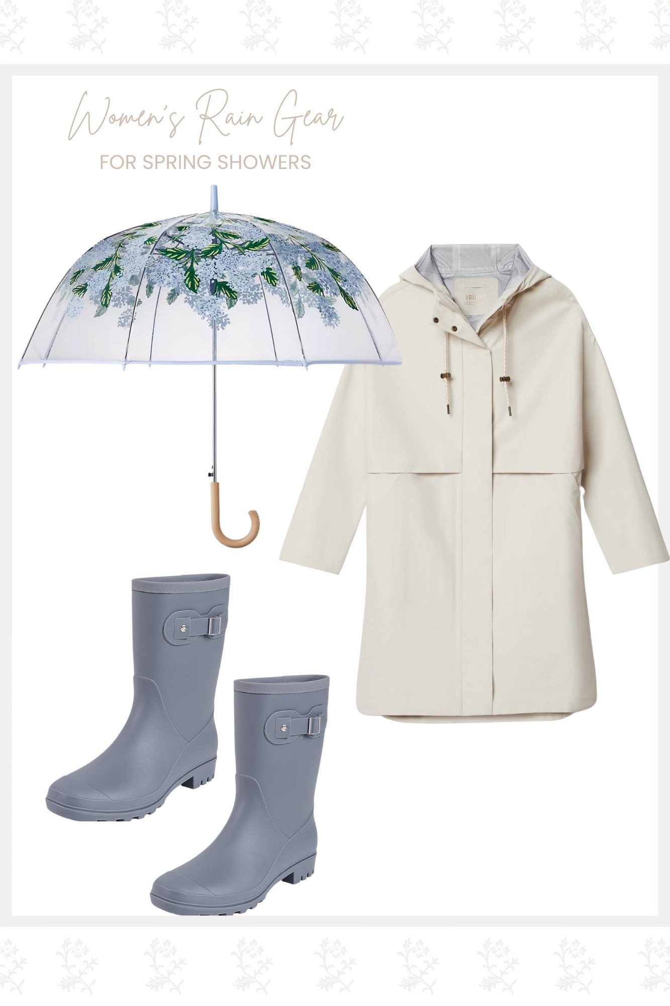 Women’s Spring Vibes for Rainy Days 

#LTKFindsUnder50 #LTKStyleTip #LTKSeasonal