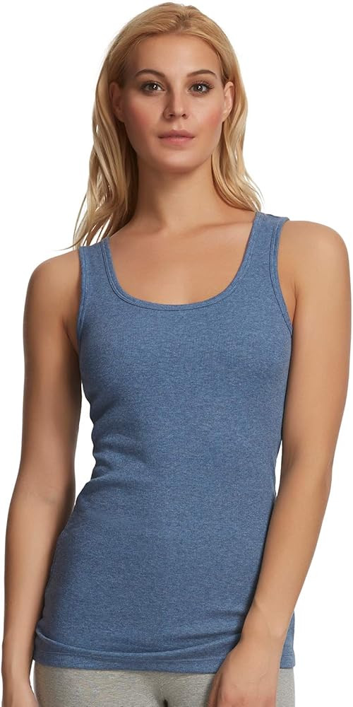 Felina Cotton Ribbed Tank Top - Class Tank Top for Women, Workout Tank Top for Women (Color Optio... | Amazon (US)