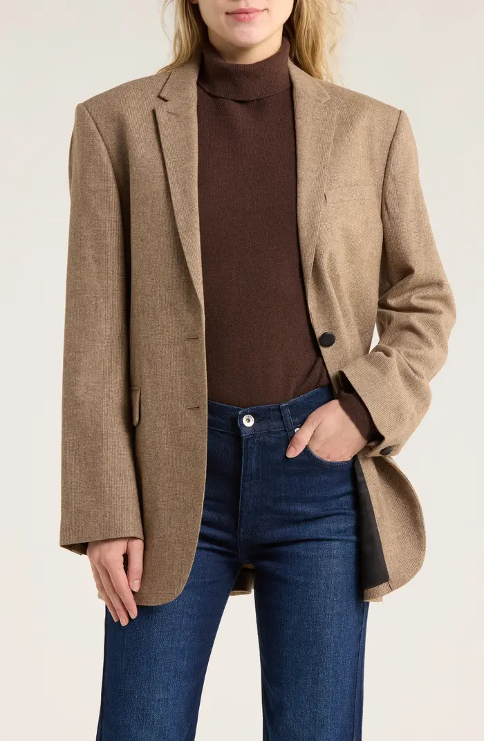 rag & bone Odessa Plaid Wool Blend Blazer | Nordstromrack | Nordstrom Rack