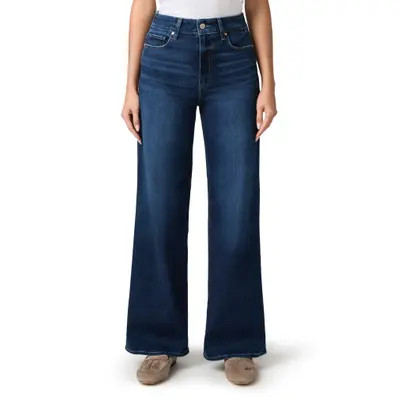 PAIGE Anessa High Waist Wide Leg Jeans in Cambre at Nordstrom, Size 27 | Nordstrom