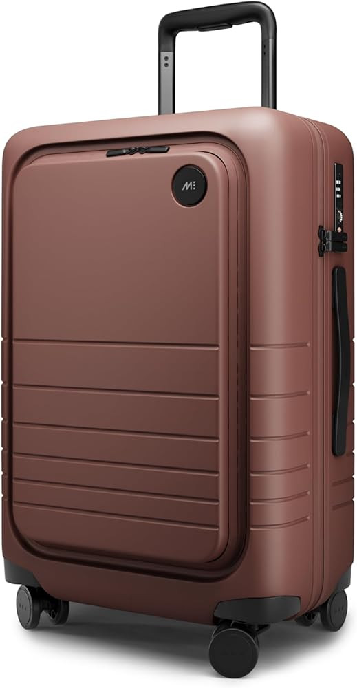 Monos Carry-On Pro Luggage, 22" Hardside Polycarbonate Spinner Suitcase with 16" Laptop Pocket, A... | Amazon (US)