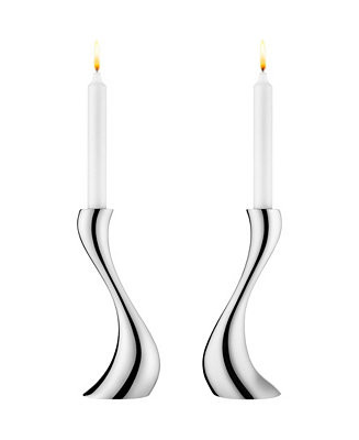 Cobra Candlestick Medium, 2 Piece | Macy's