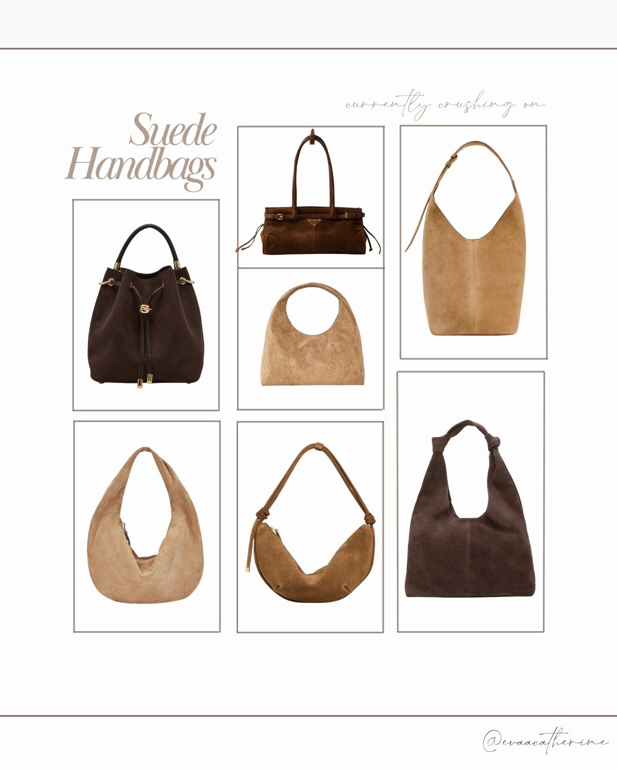 Suede season 🤎✨ The perfect texture to transition into fall — these bags are equal parts chic + timeless. Linking my current favorites so you can shop the edit.

#ltkbagcrush #ltkstyle #fallhandbags #ltkfinds #ltkfashion


#LTKStyleTip #LTKItBag #LTKSeasonal