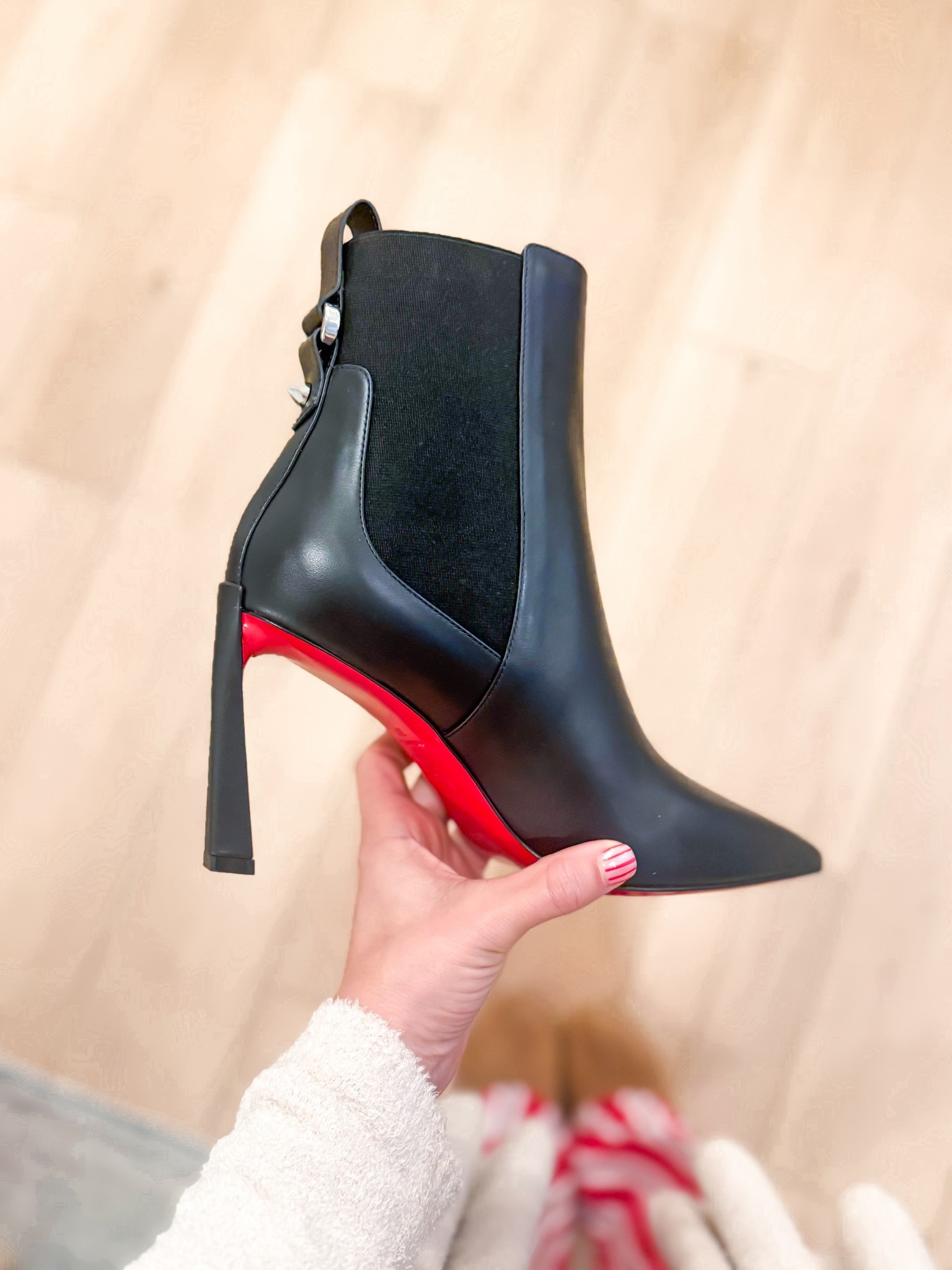 Christian Louboutin Condodo booties  - I went up half a size to make room for socks. Very comfortable! Christmas gift. Gift idea for her.

#LTKootd #LTKHoliday #LTKGiftGuide