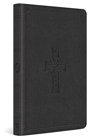 ESV Value Thinline Bible (TruTone, Charcoal, Celtic Cross Design)     Leather Bound – September... | Amazon (US)