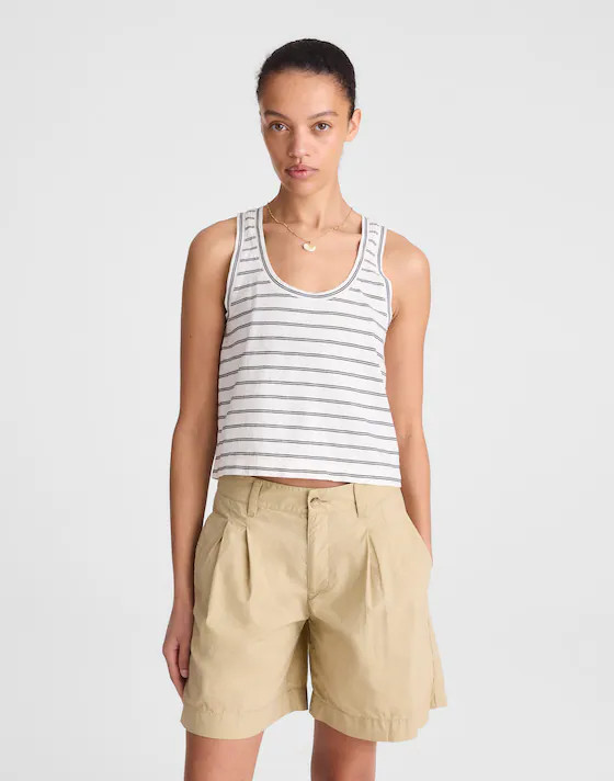 The Everyday Trouser Short in Poplin | Madewell
