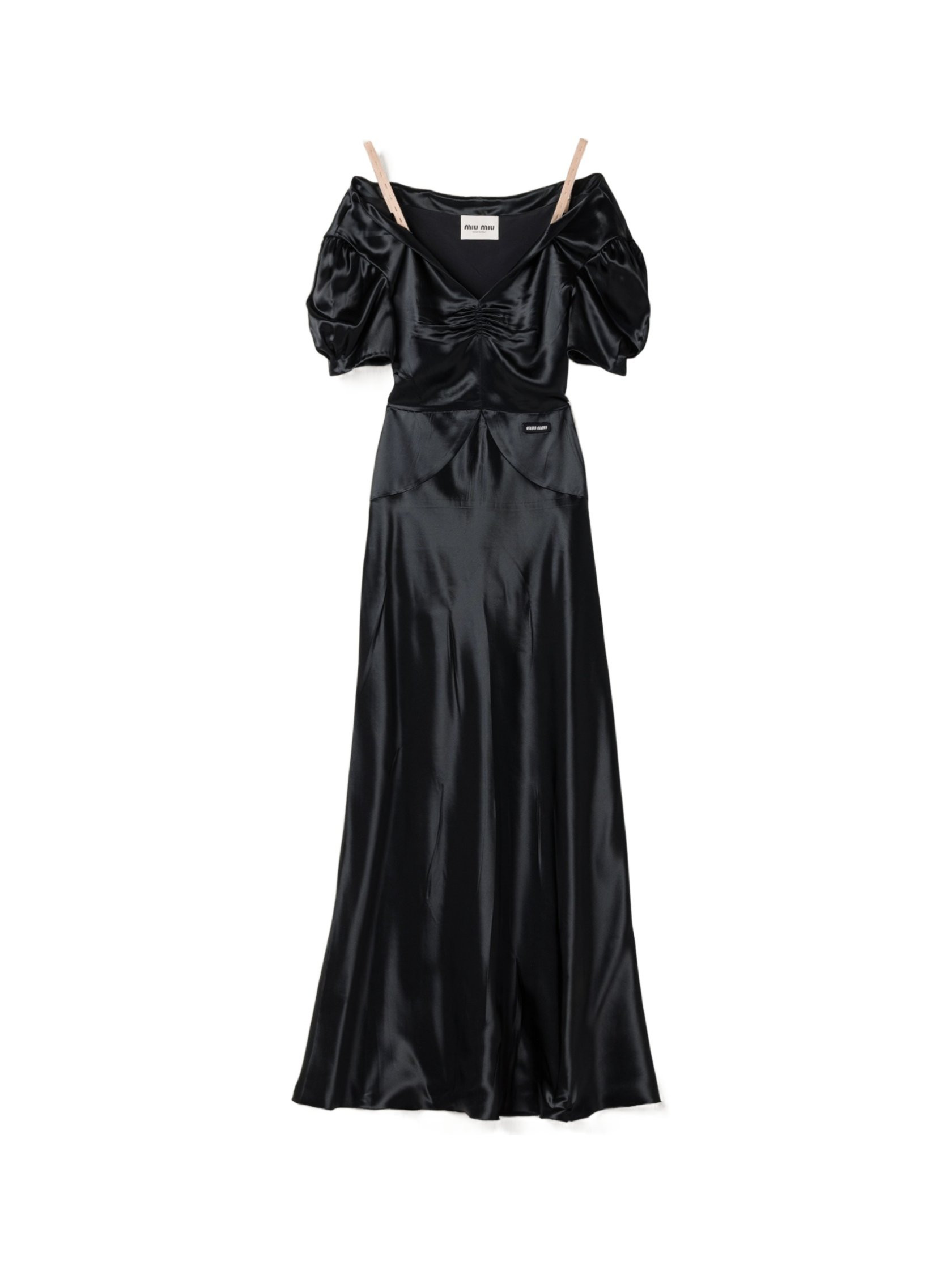 Long satin dress | Senser US