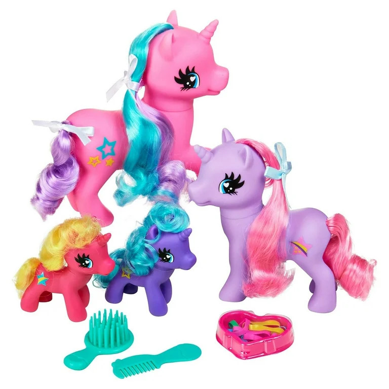 Kid Connection Miniature Unicorn Playset, 16 Pieces, Toddler Toys for Children Ages 3+ | Walmart (US)