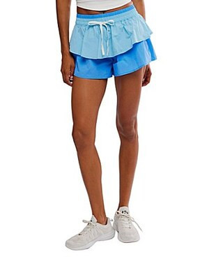 FP Movement Flex It Color Block Tiered Shorts - M | Dillard's
