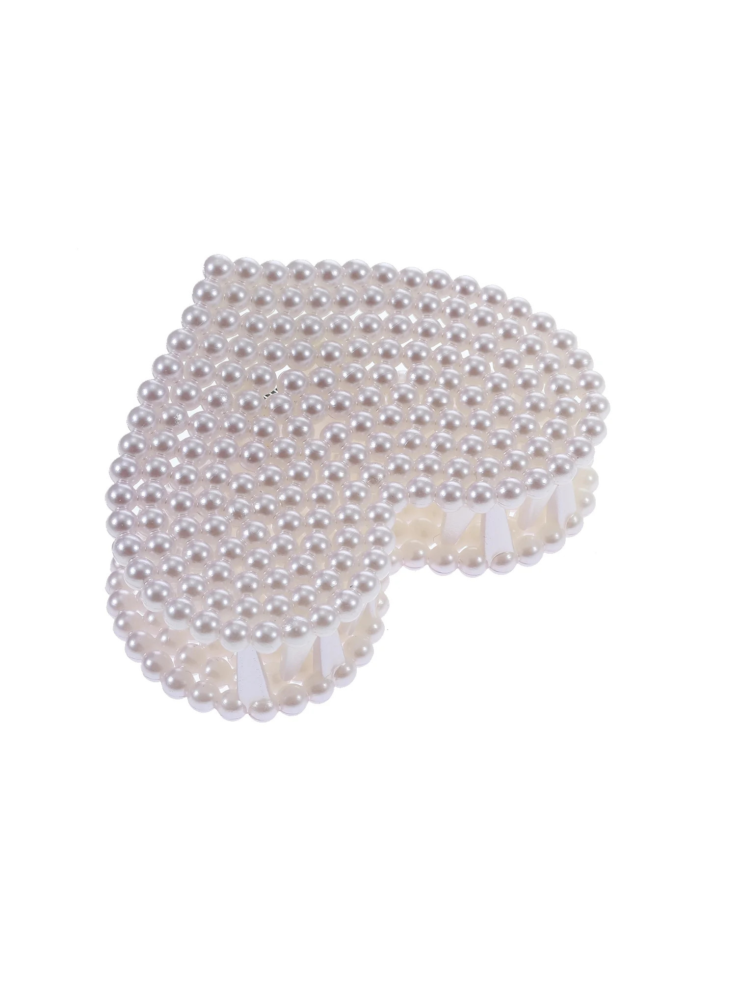 Way to Celebrate Valentine's Day Pearl Heart Claw Clip, 1 Piece | Walmart (US)