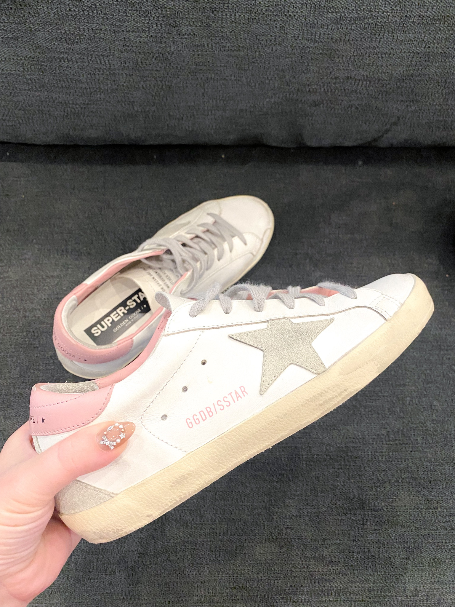 The Golden Goose Sneakers Are So cute! I love the little pink on them ✨💕 

#LTKShoeCrush #LTKStyleTip