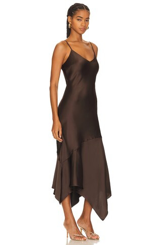 Steve Madden Lucille Slip Dress in Demitasse from Revolve.com | Revolve Clothing (Global)