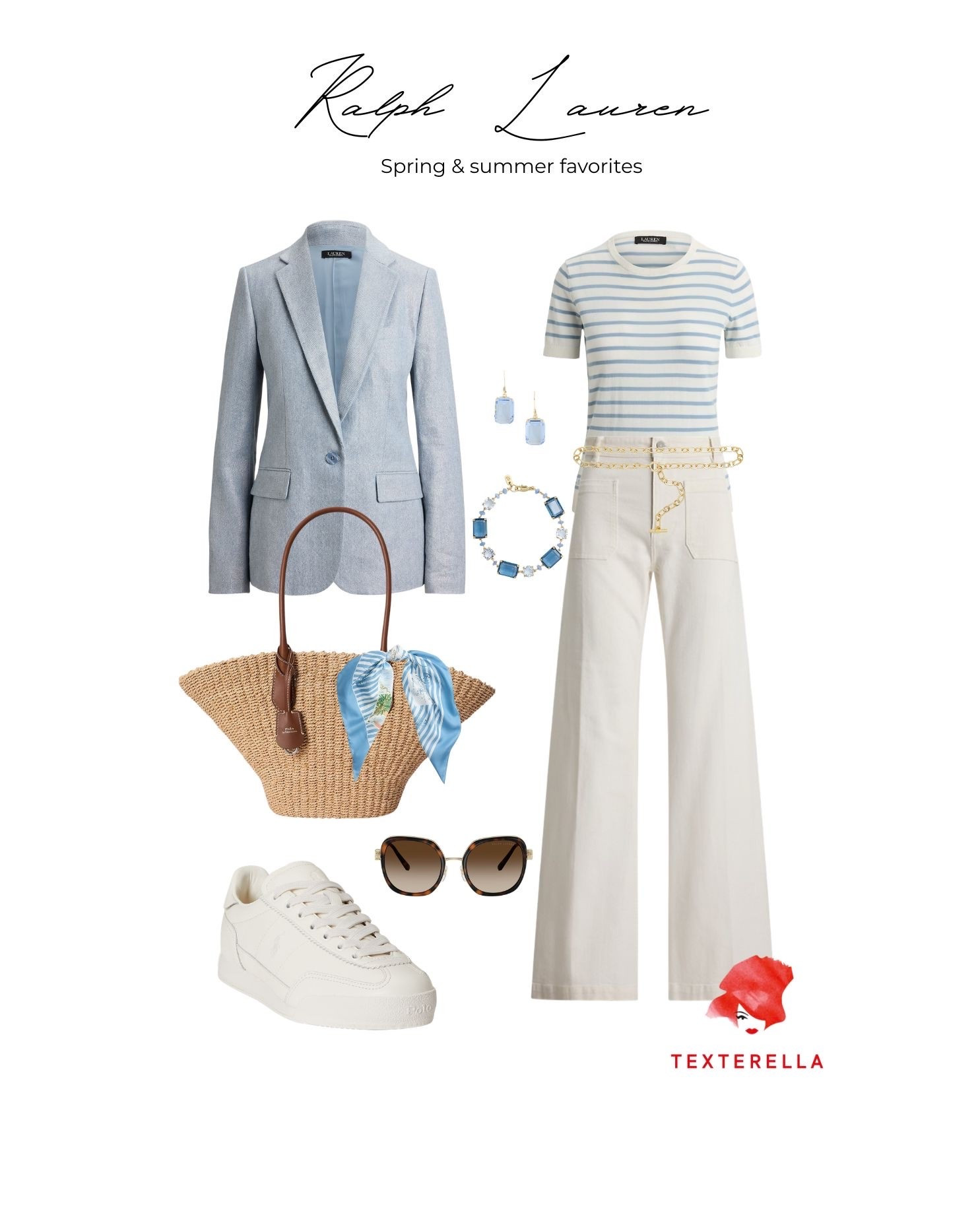 Ralph Lauren Summer Favorites 2026: weiße Jeans, Streifen, Strohtasche

#LTKxRalphLauren #LTKdeutschland #LTKsummer