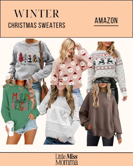 Sharing my favorite Christmas sweaters from Amazon 

#LTKSeasonal #LTKstyletip #LTKHoliday
