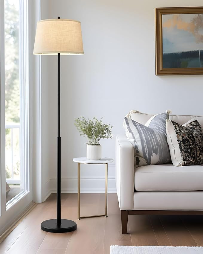 Oneach 61.75" Modern Floor Lamp for Living Room Industrial Floor Lamps Rotary Switch Standing Lam... | Amazon (US)