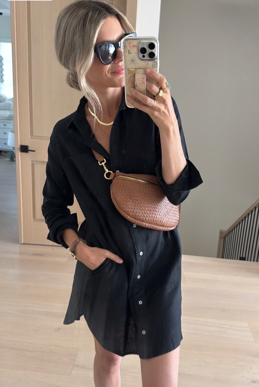 One of my favorite spring outfit ideas! I sized down in the dress and am wearing XS. Plus, my quilted crossbody bag is the cutest!! Super affordable and elevates any outfit 🖤

#LTKootd