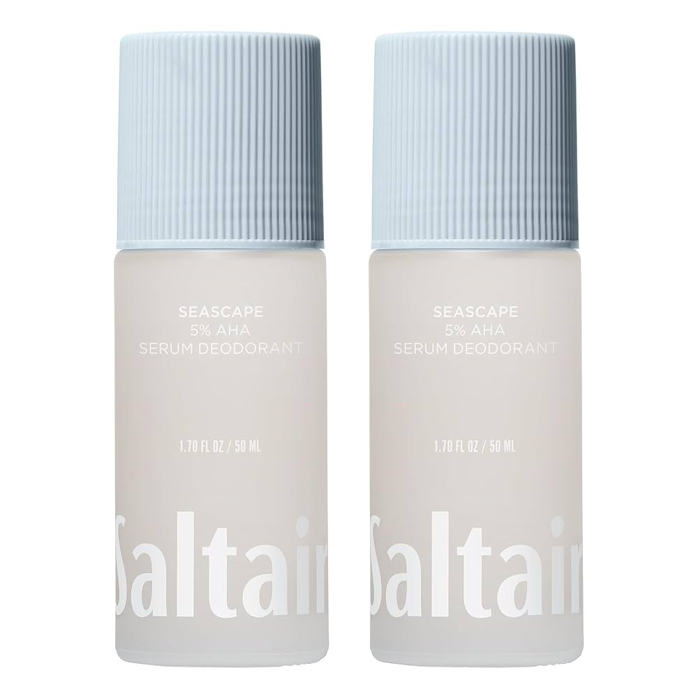Saltair Serum Deodorant Seascape 2 Pack. 5% AHA Formula. Lactic Acid and Mandelic Acid Deodorant.... | Amazon (US)
