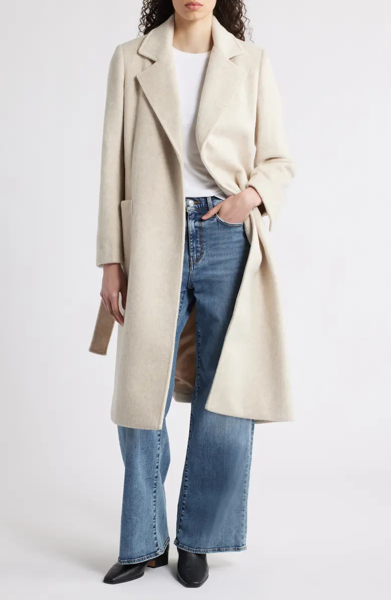 Longline Wrap Coat | Nordstrom