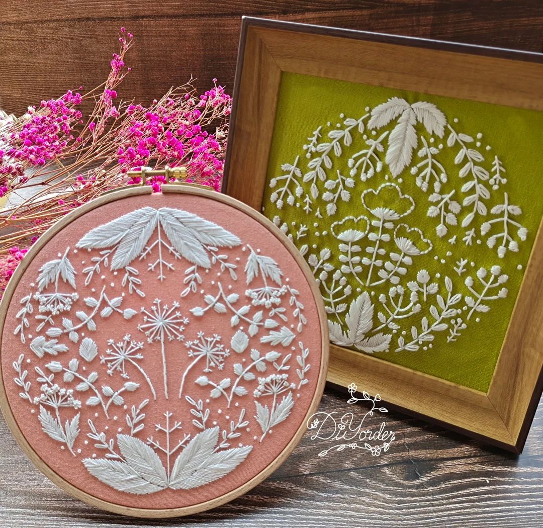 Mandala Simple embroidery kit beginner-Embroidery funny-Embroidery kit flower-Birthday Gift-Handm... | Etsy (US)