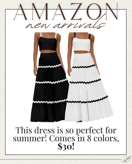 The cutest summer set from Amazon, I have the dress similar to this set and love the quality! Comes in tons of colors 
#founditonamazon 

#LTKSeasonal #LTKfindsunder50 #LTKstyletip
