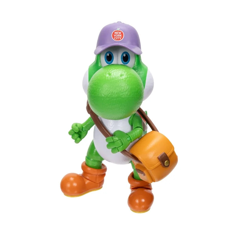 The Super Mario Galaxy Movie - 5 inch Action Figure Series – Yoshi Figure with Hat, Sunglasses,... | Walmart (US)