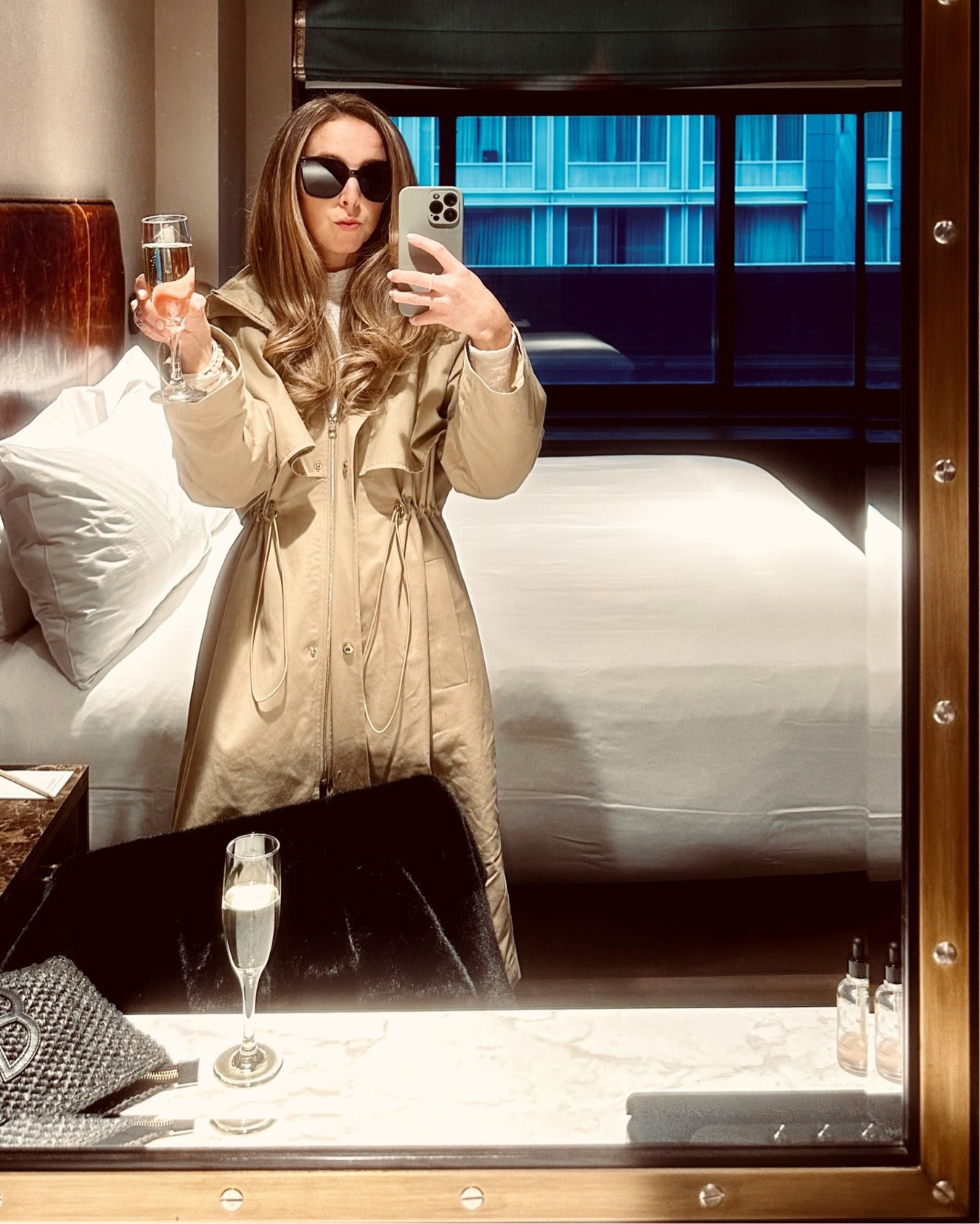 last nights look // ba&sh trenchcoat is on sale! 

#LTKsalealert