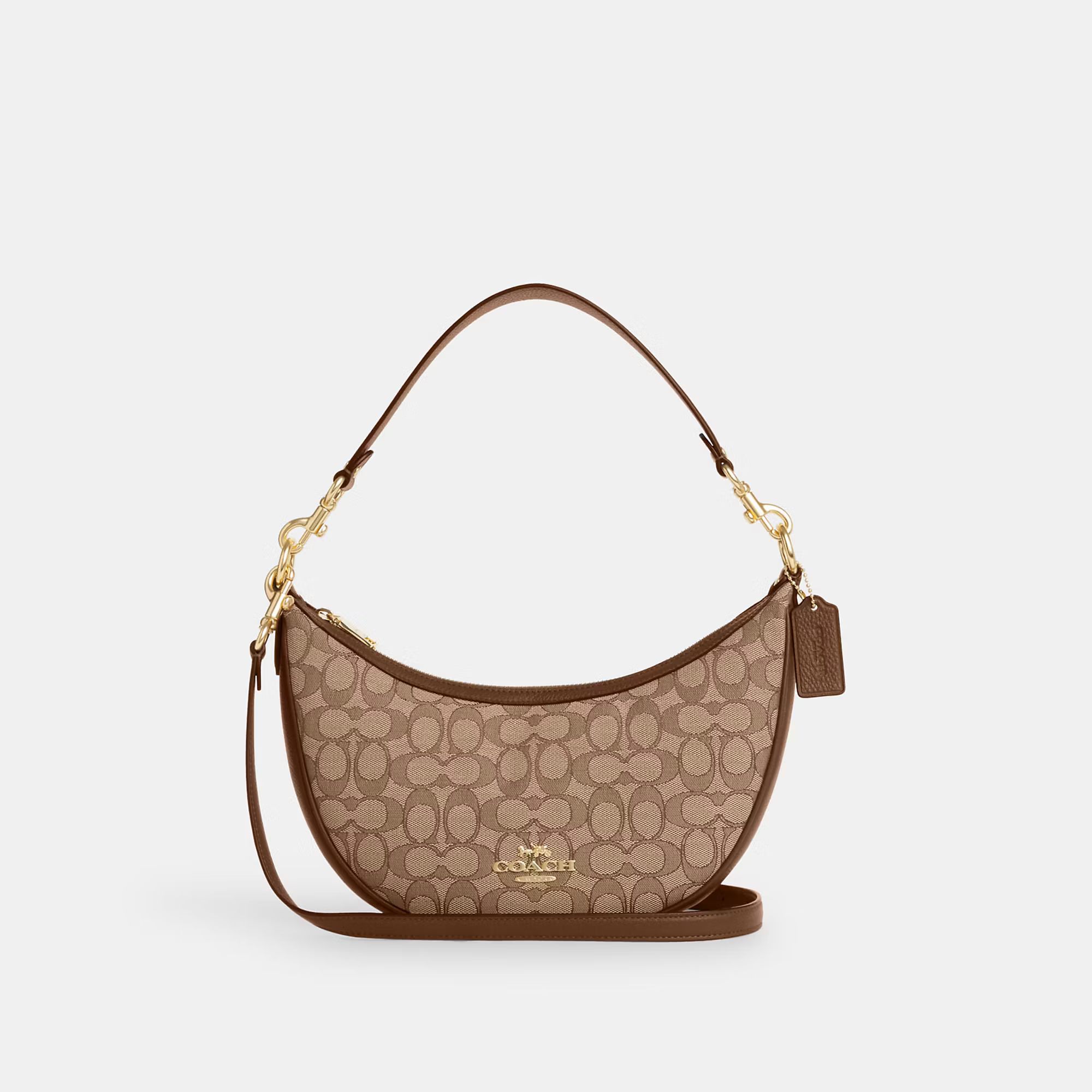 Aria Shoulder Bag In Signature Jacquard | Coach Outlet