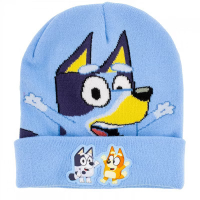 Kids Bluey Character Cuffed Beanie - One Size Fits Most | Target