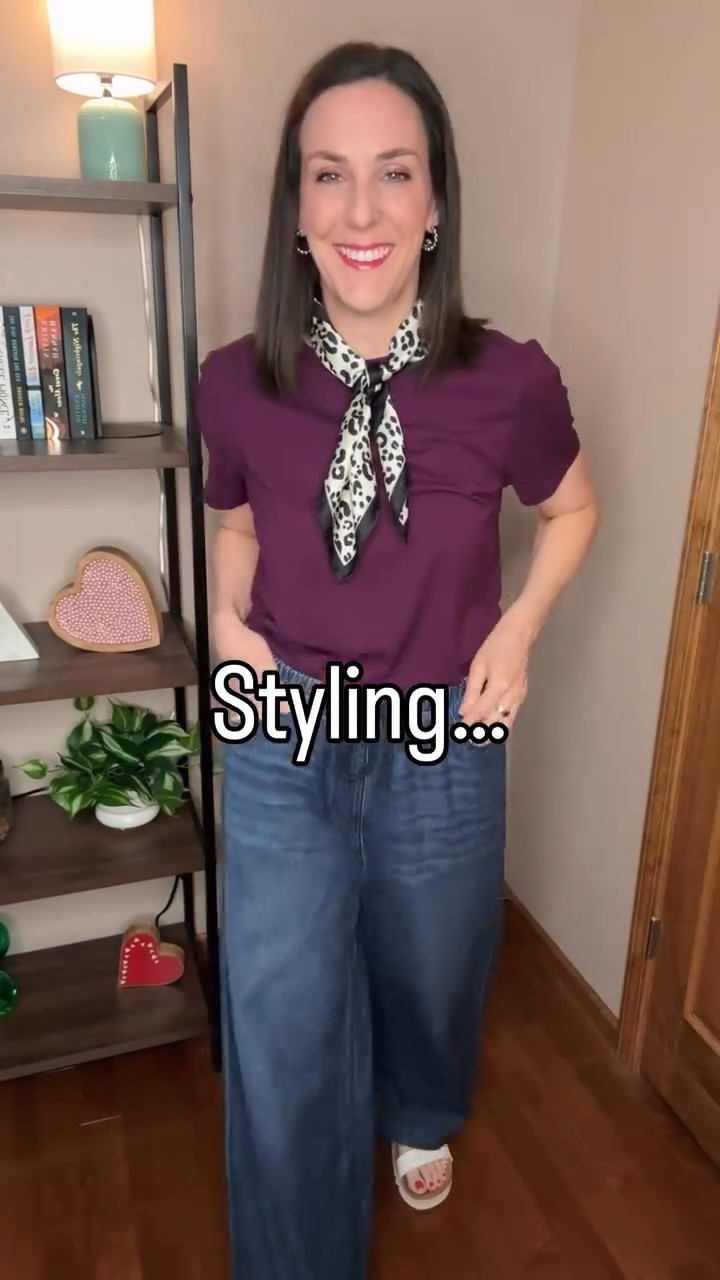 I’m willing to die on the hill of “styling” an outfit matters! And it doesn’t have to be complicated! 

-tucked my shirt in for waist definition
-added a scarf for some detail and interest 
-added earrings to continue to elevate and complete the outfit
-lip color
-shoes 

It’s that easy and makes such a difference! 

Scarf & jeans: @giddyupglamour 
Top: @jcrew 
Outfit formula: @mamaindenim 
Lip color: @betsy.with.a.b number 84

#casualstyle #fashion #millennial #ootd #style