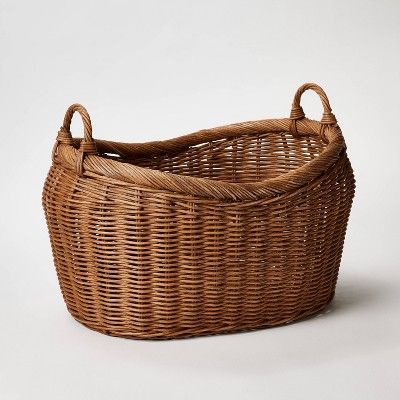 Large Oval Vintage French Basket - Threshold™ designed with Studio McGee | Target