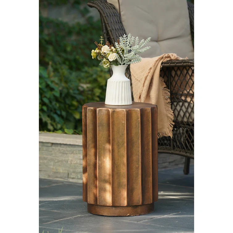 Digrazia Magnesium Oxide Side Table | Wayfair North America