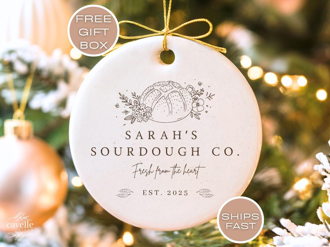 Sourdough Ornament, Sourdough Gifted Gift, Sourdough Gifts, Baker Gifts Custom, Bread Lover Gifts... | Etsy (US)
