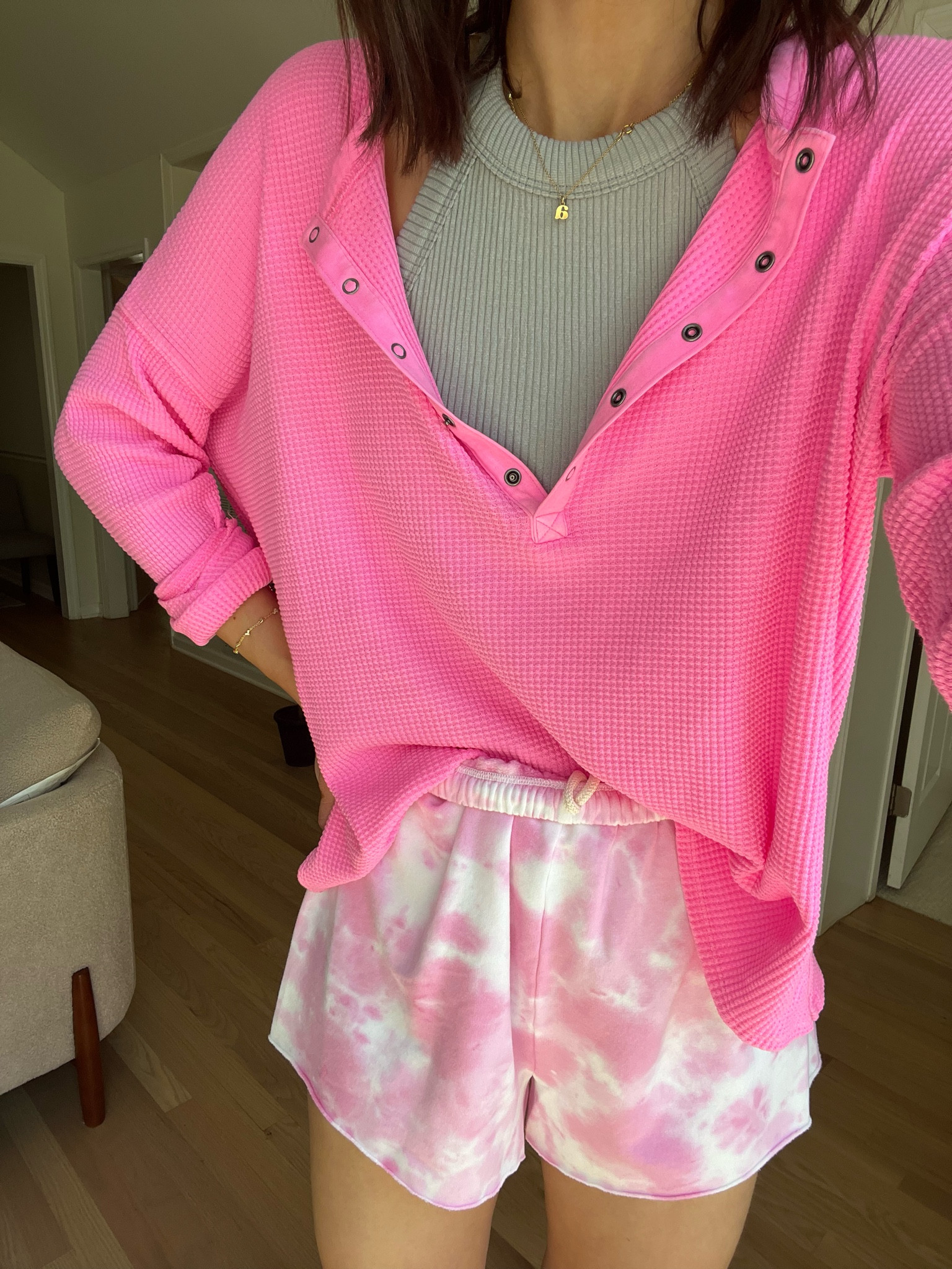 aerie Loungewear:
Henley: wearing s
Longline bralette: wearing s
Shorts: wearing s

Athleisure / SAHM outfit ideas / weekend outfit / casual outfit / comfy outfit 

#LTKSeasonal #LTKunder50 #LTKFind