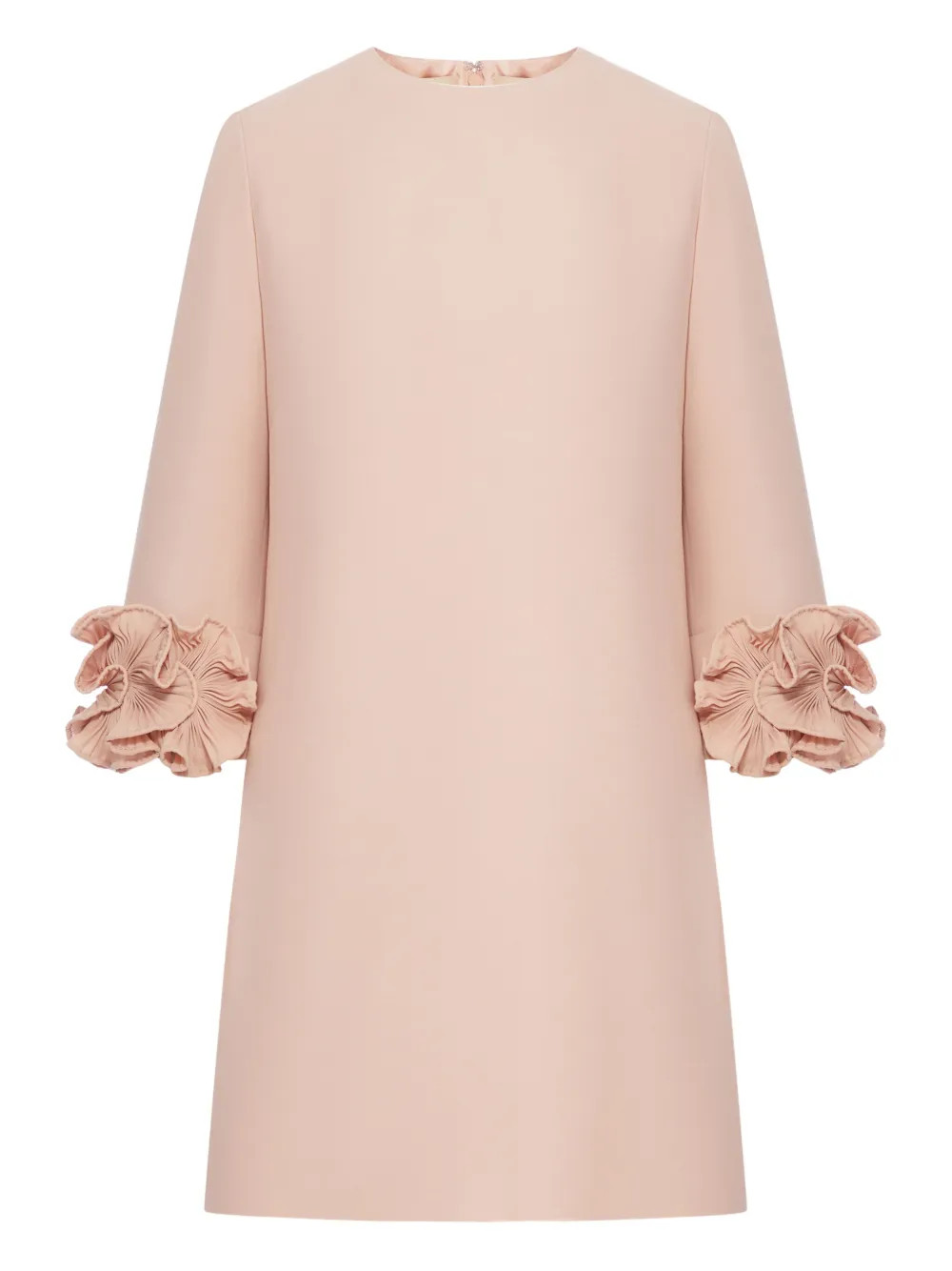 Valentino Garavani ruffle-trim Mini Dress | Pink | FARFETCH SI | Farfetch Global