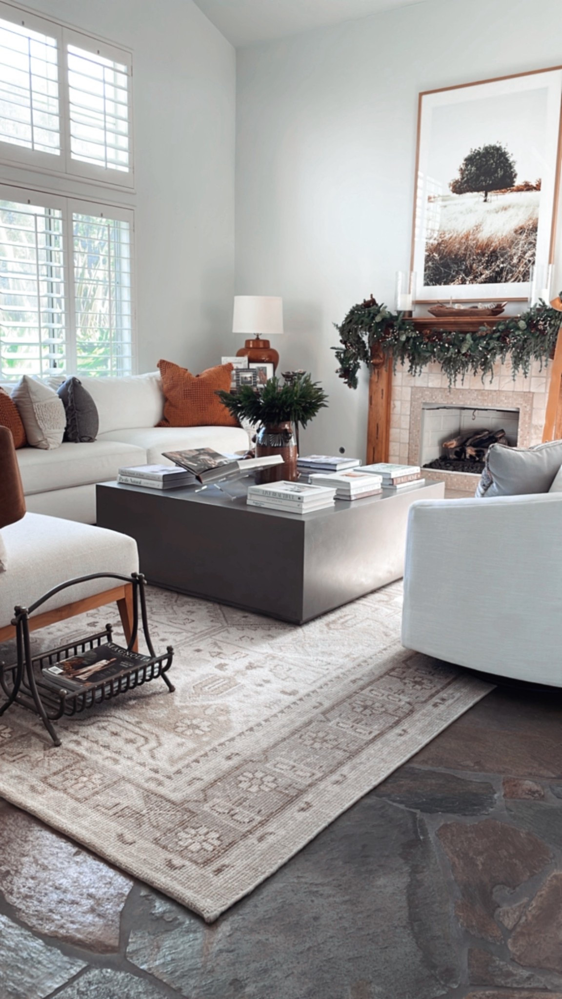 Living room winter and Christmas decor 🙌🏻

#yorksquarearm #squarecoffeetable #coffeetable #arearug #nicolettearearug #swivelchair

#LTKSaleAlert #LTKHome