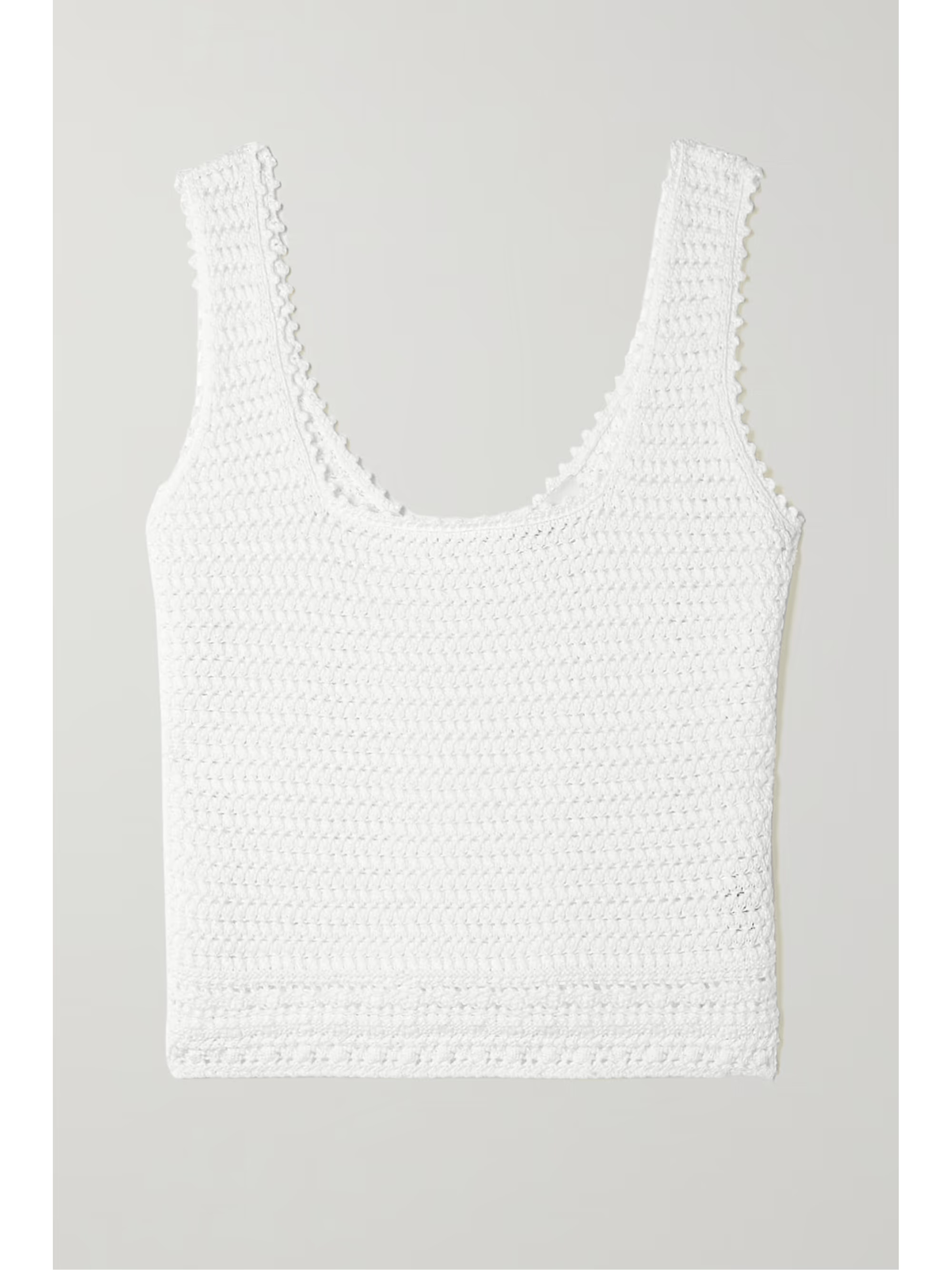Crocheted organic cotton tank | NET-A-PORTER (UK & EU)