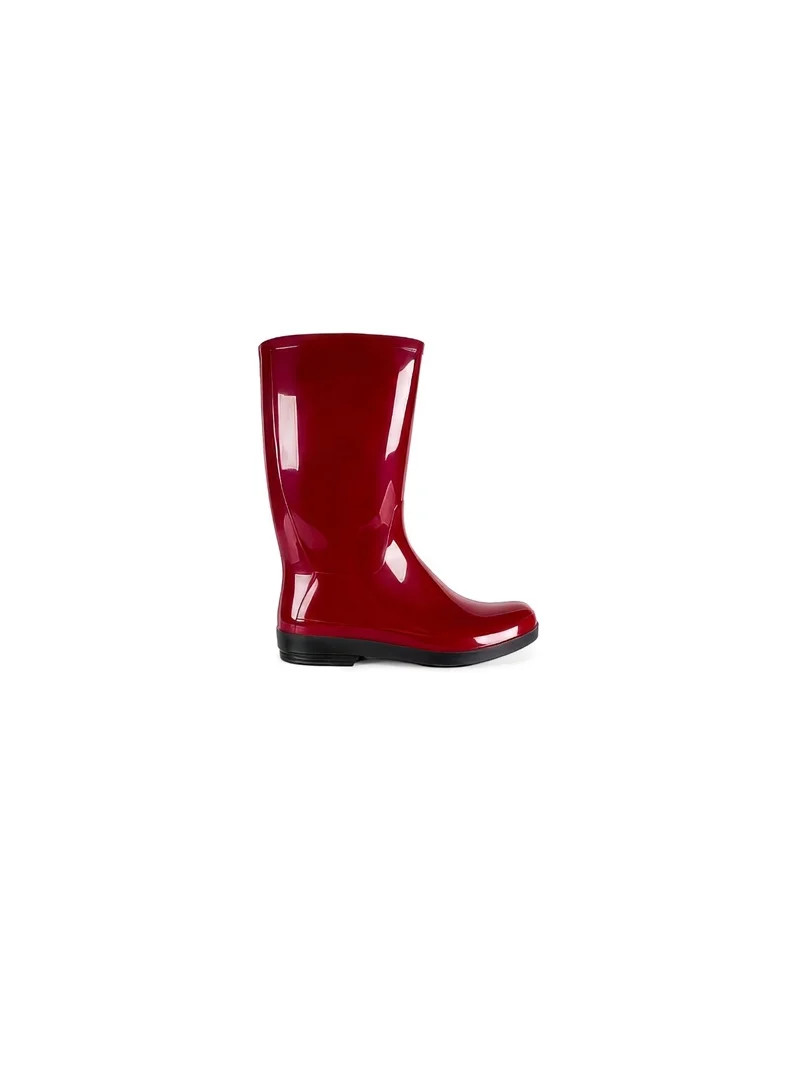 Time and Tru Women's Classic Rain Boots | Walmart (US)