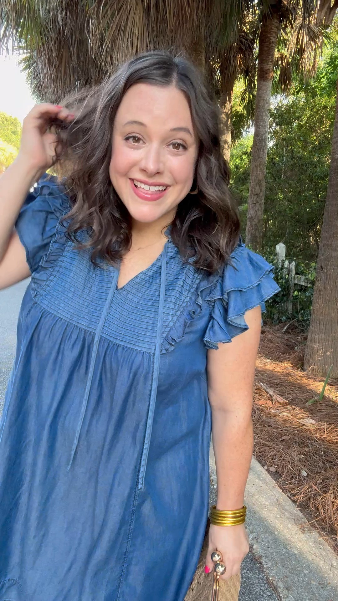 This chambray dress is selling fast. Lightweight, easy to throw on and go. It’s wonderful.

#LTKootd #LTKOver40 #LTKSaleAlert