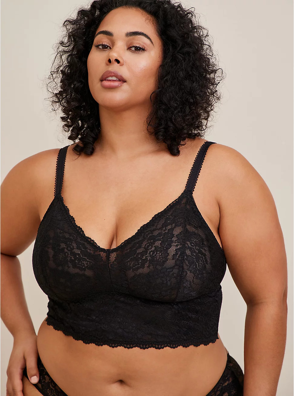 Unlined Lace Crop Bralette | Torrid (US & Canada)