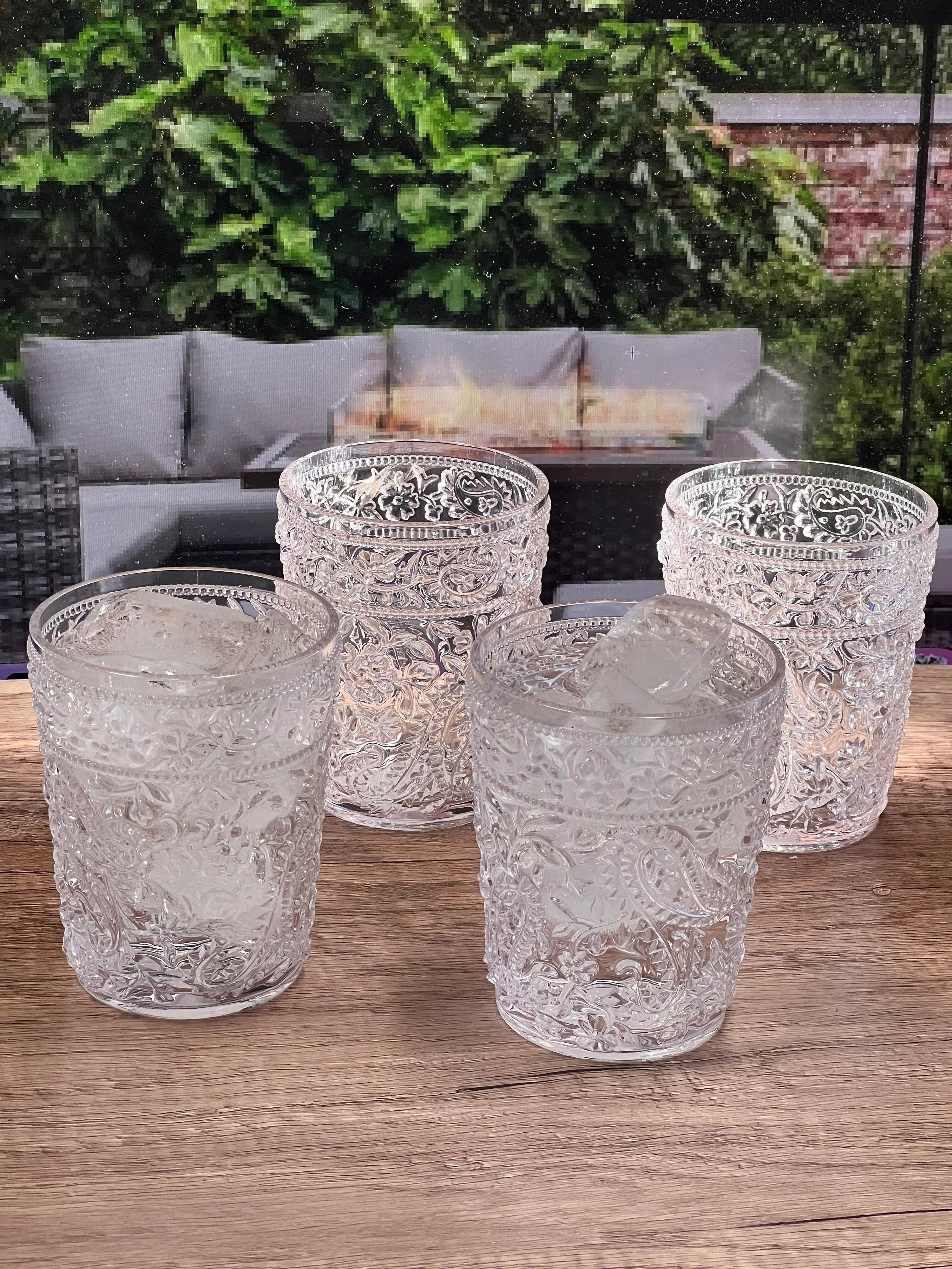 Lola Acrylic Drinking Glass Set (Set of 4) | Wayfair North America