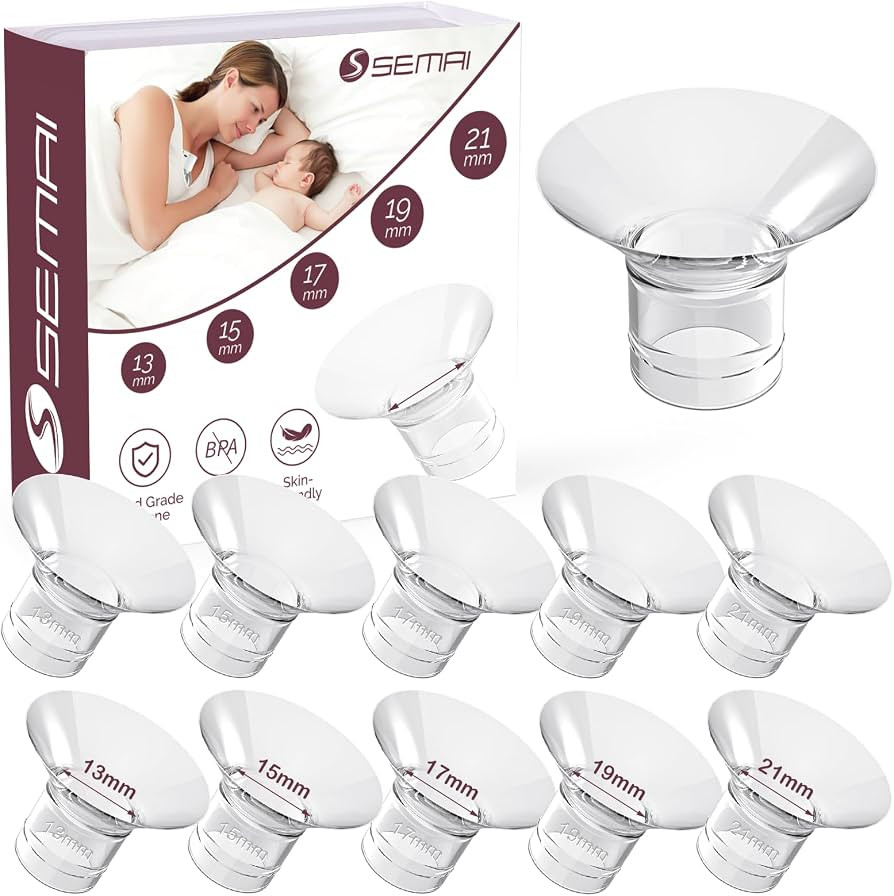 Flange Insert 10PCS 13/15/17/19/21mm for Momcozy S9/S9pro/S10/S12/S12pro/Medela/Tsrete/Spectra/Be... | Amazon (US)