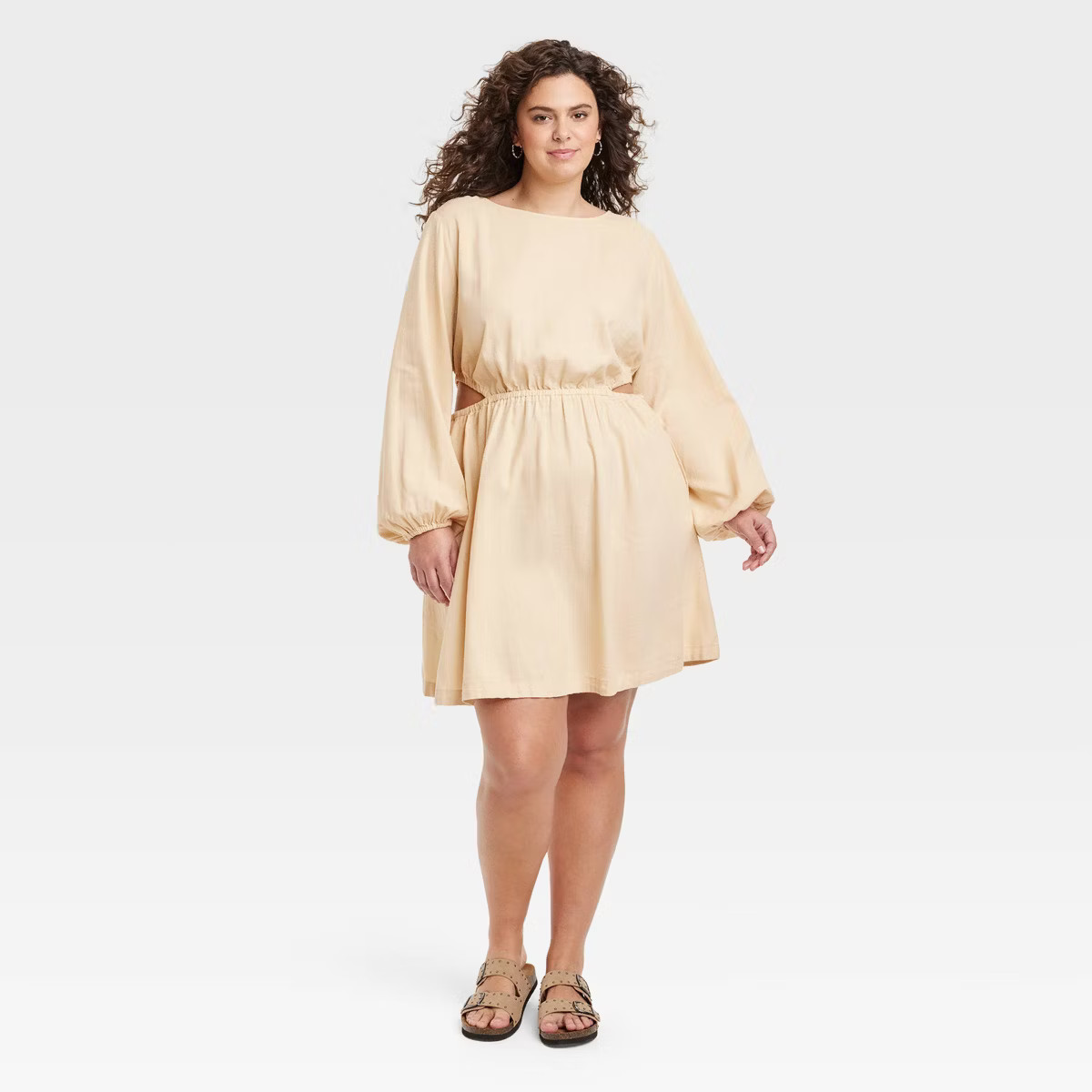Women's Balloon Long Sleeve Mini A-Line Dress - Universal Thread™ | Target