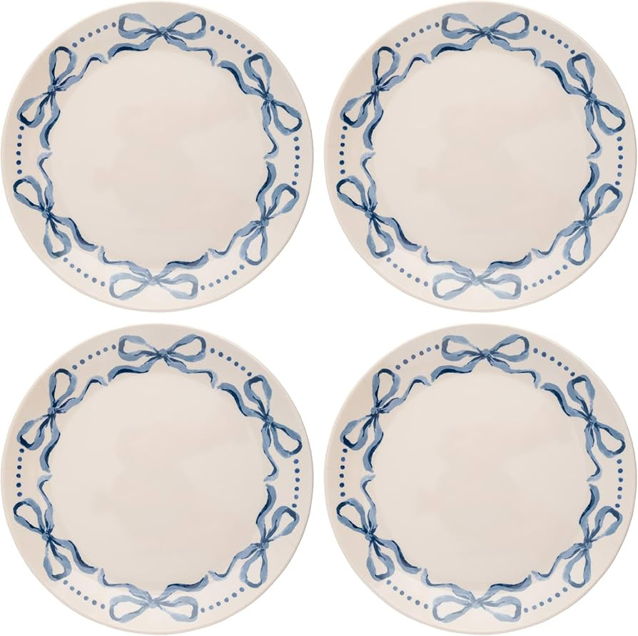 Karma, 8.75 inches Melamine Salad Plates Set of 4, Reusable Dishwasher Safe Plates for Outdoor an... | Amazon (US)