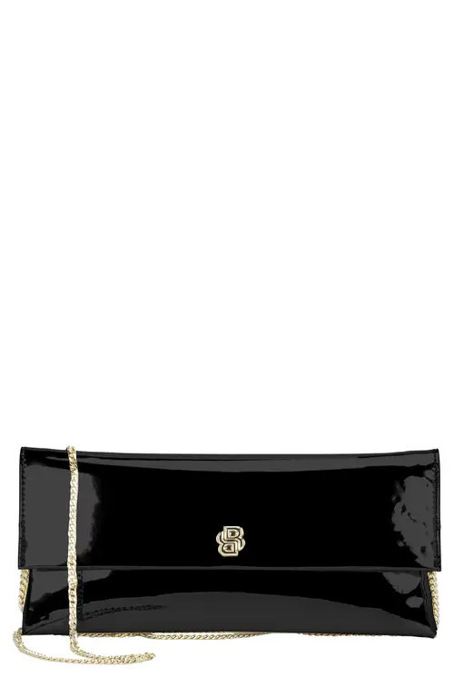 HUGO Beyond Faux Leather Clutch in Black at Nordstrom | Nordstrom