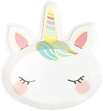 Talking Tables FACE Paper Plates Unicorn Party Supplies Birthdays, Baby, Bridal Shower, Wedding D... | Amazon (US)
