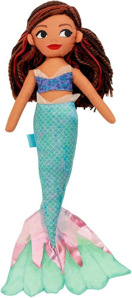 FRANCO Disney's The Little Mermaid Live Action Movie Ariel Bedding Super Soft Plush Cuddle Pillow... | Amazon (US)