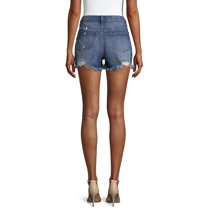 No Boundaries Destructed Mom Short | Walmart (US)